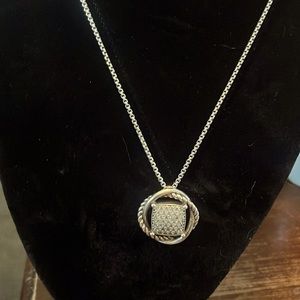 David Yurman Pave Necklace